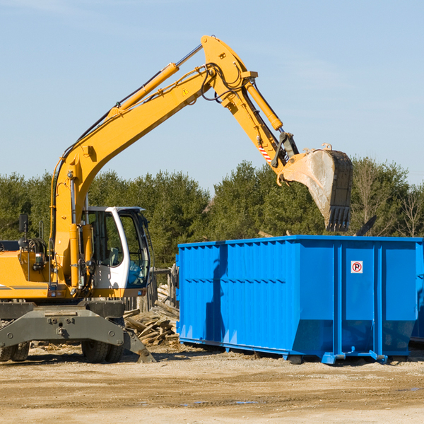 what size residential dumpster rentals are available in Elberfeld Indiana